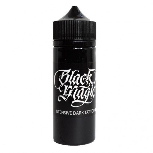 КРАСКА tattoo ink - BLACK MAGIC intensive dark 120 мл
