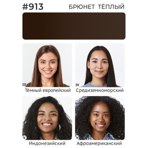 NE Pigments - #913 Брюнет теплый